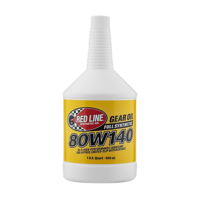 RED LINE OIL 58104 Gear Oil for Differentials 80W140 GL-5 0.95 L (1 qt) (Фото-1)