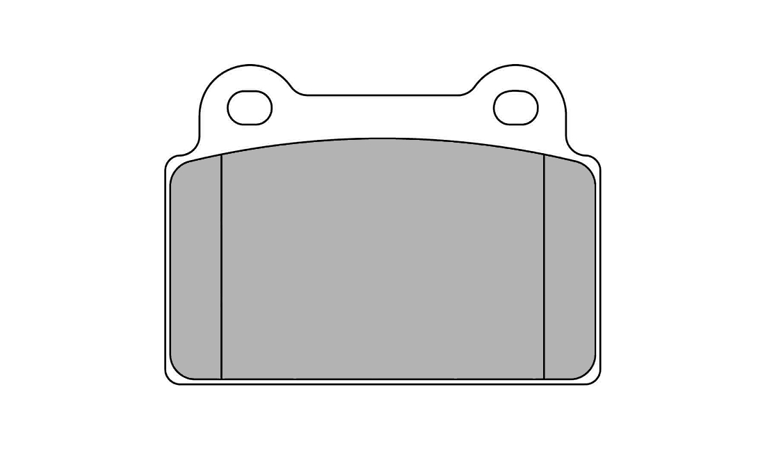 FERODO FCP4168R DS3000 Brake pads rear MITSUBISHI EVO X (Photo-1)